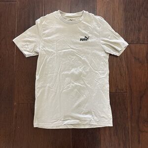 Puma Men's Cream T-Shirt